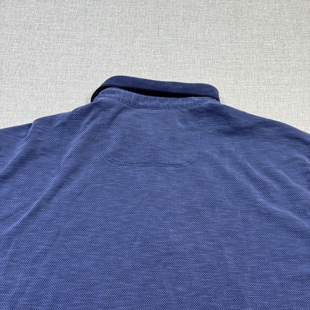 Tommy Bahama Polo Shirt Mens XL Blue Short Sleeve Modal Polyester Performance - Picture 11 of 11